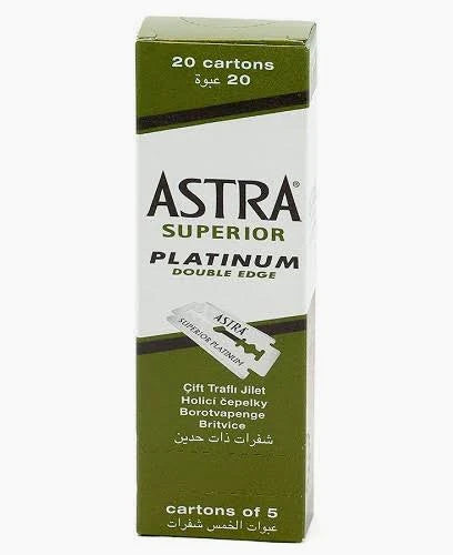 Astra Double Edge Barber Razor Blades