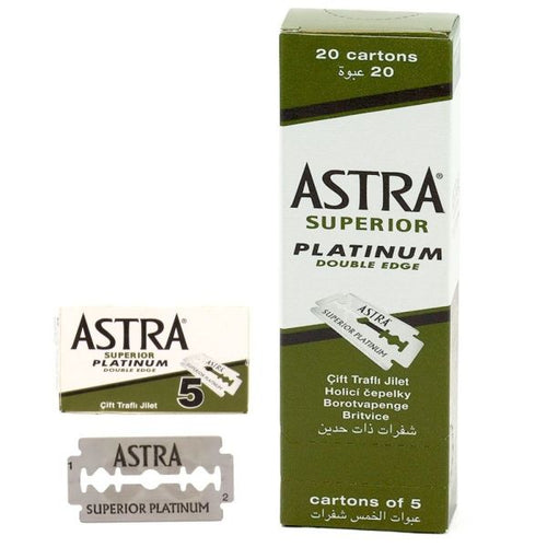 Astra Double Edge Barber Razor Blades