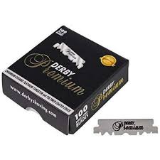Derby Premium Single Edge Barber Razor Blades 100pcs